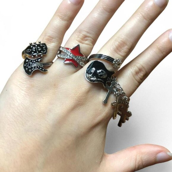 Hot Topic Punk Rock Rings - Picture 4 of 4